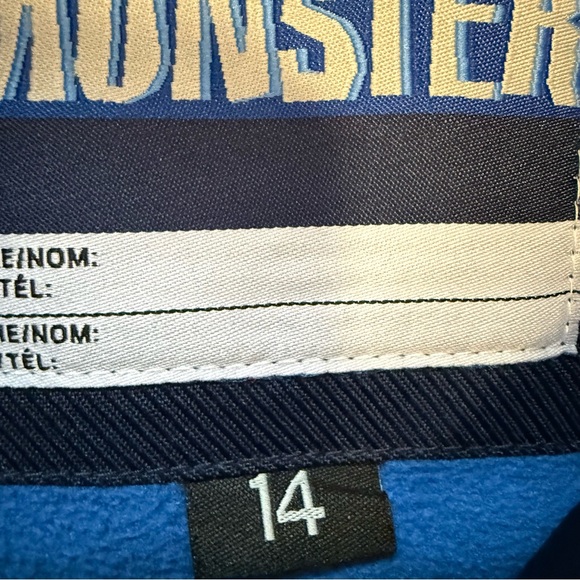 Blue and Black MONSTER Jacket - Picture 3 of 3